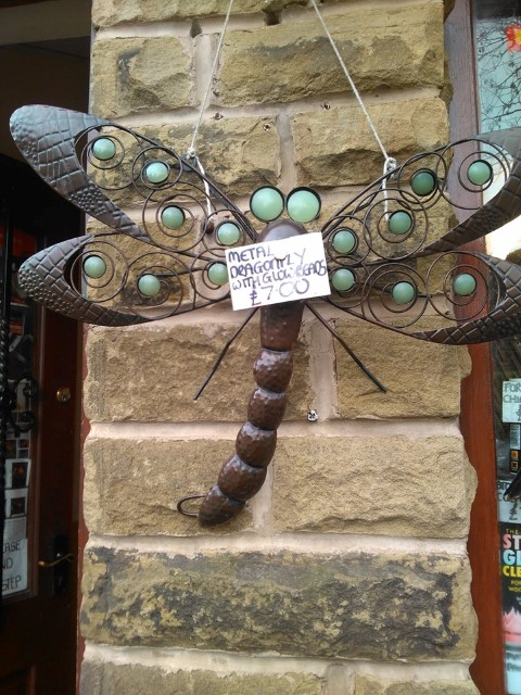 Metal wall art dragonfly